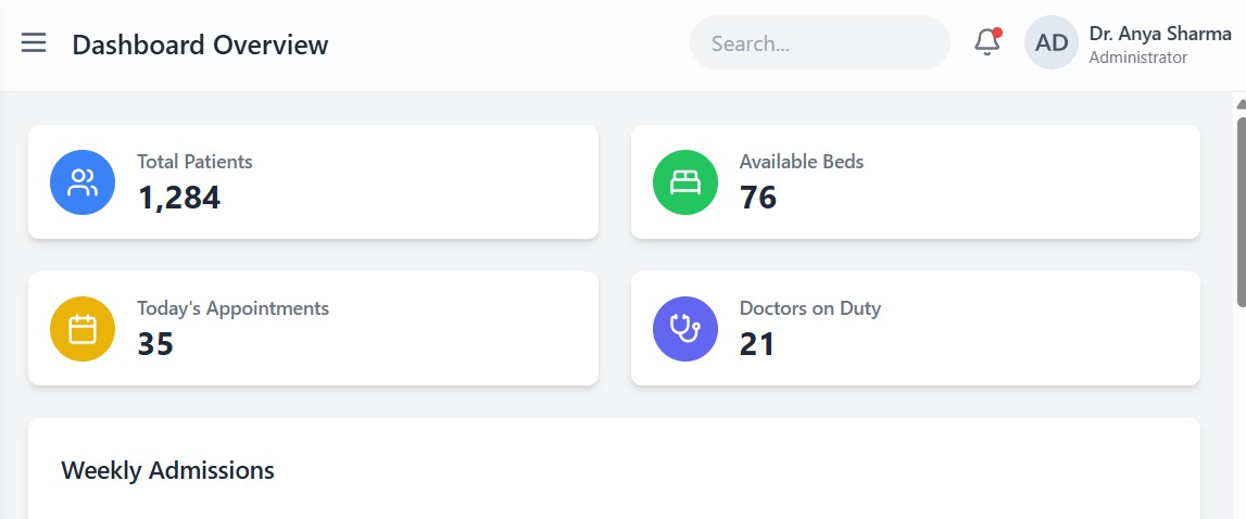 Namrah Hospital Web App